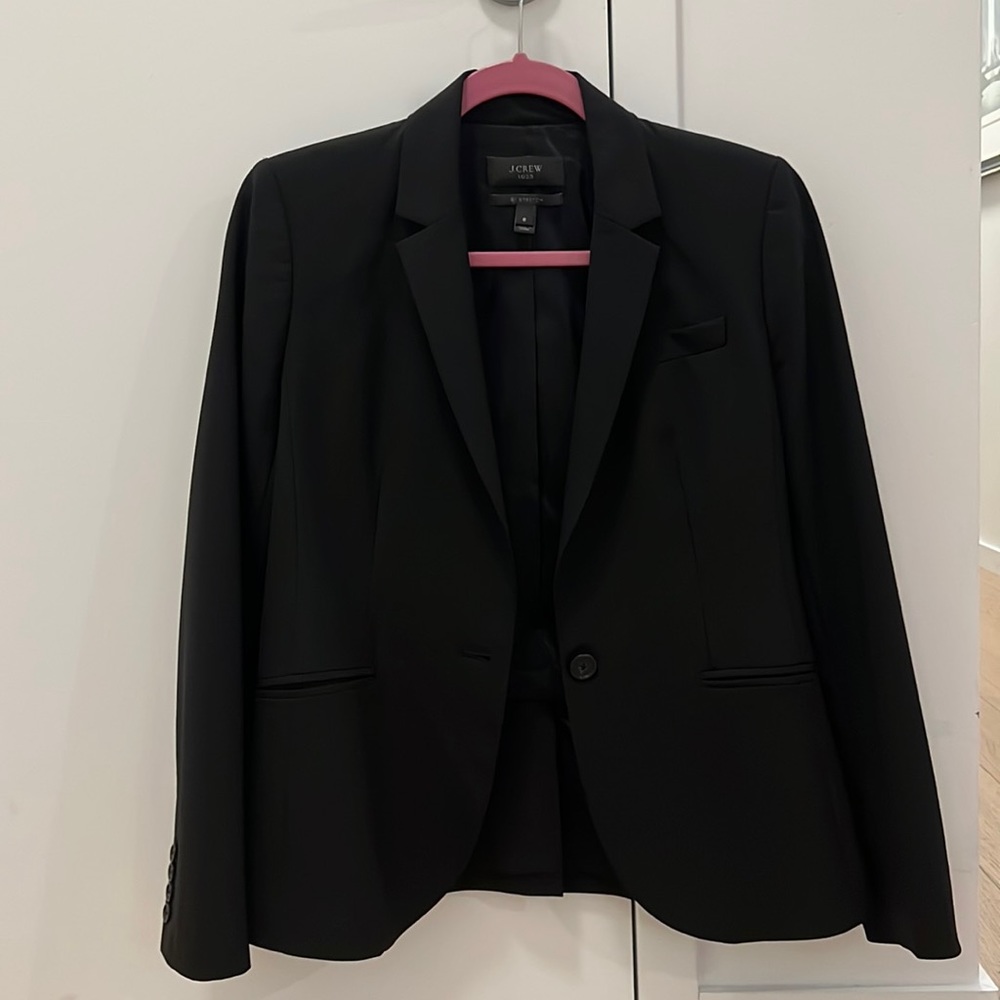 Like New, J. Crew black blazer, size 6, worn once